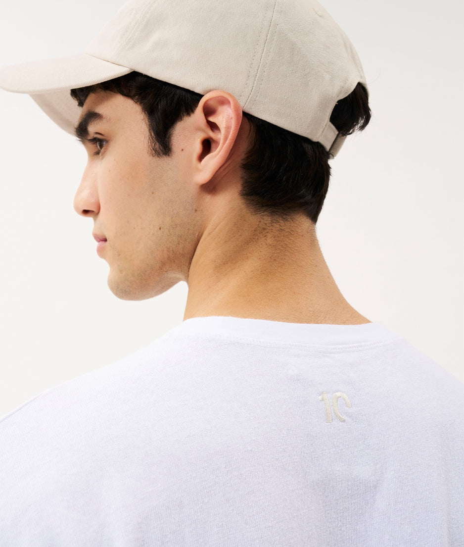 Human heavy jersey tee | white