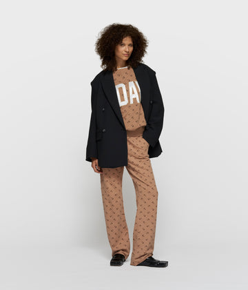 straight jogger monogram | fudge