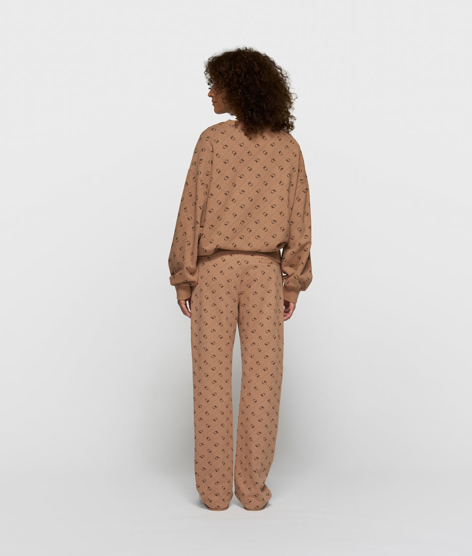 straight jogger monogram | fudge