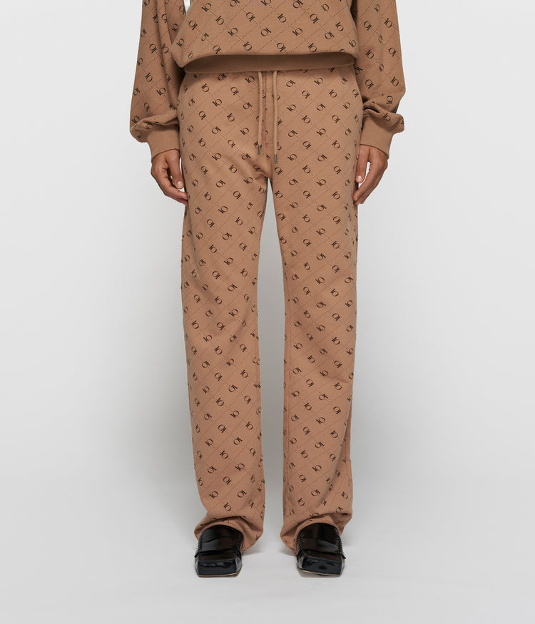 straight jogger monogram | fudge