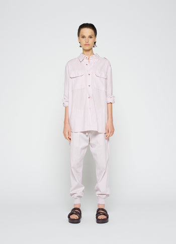woven pants | pale lilac
