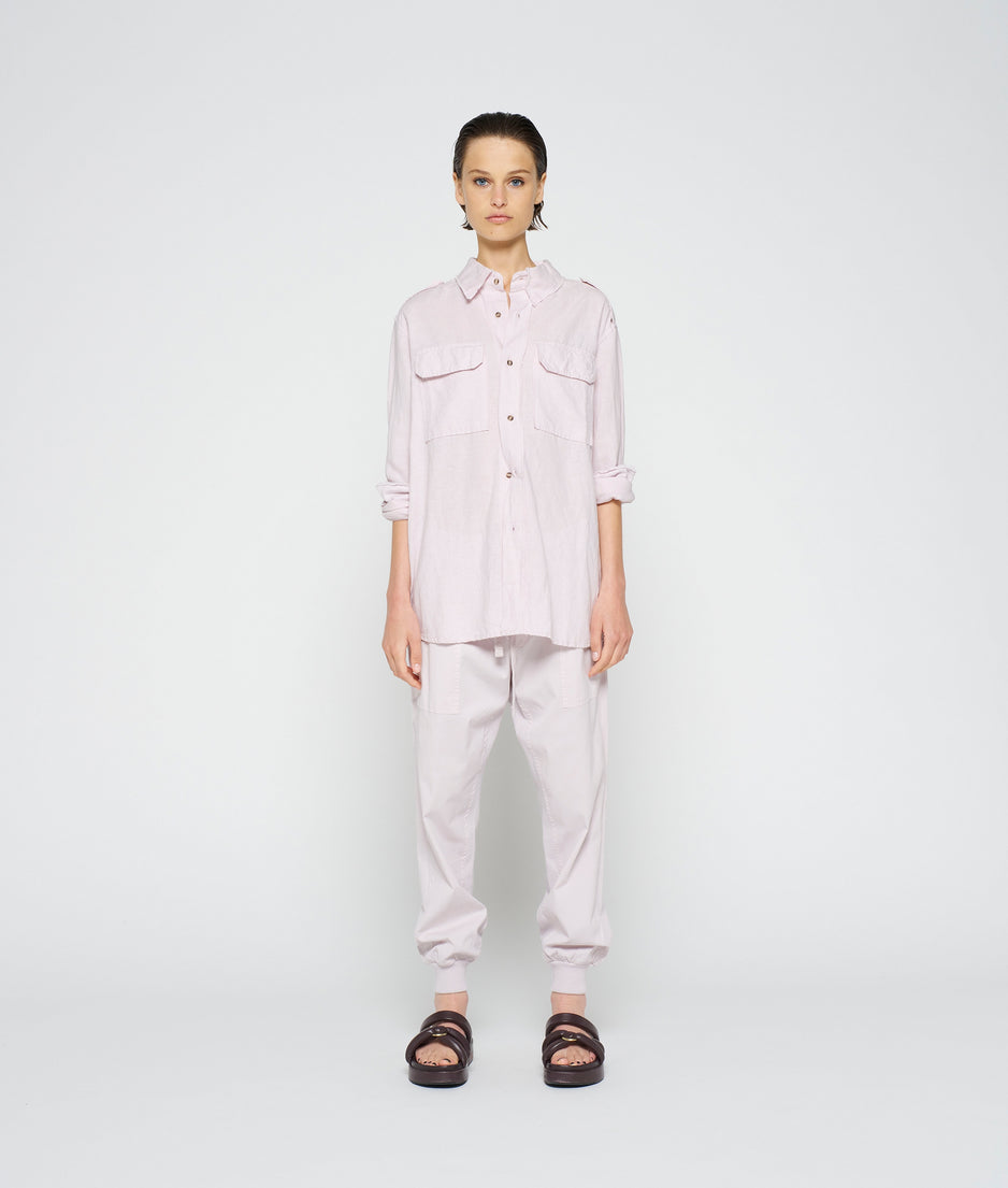 woven pants | pale lilac