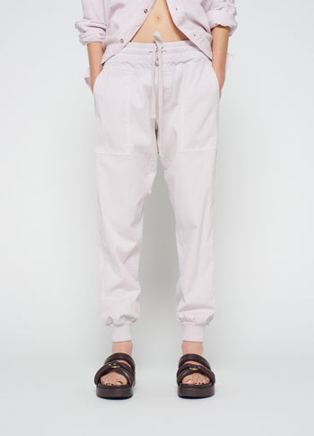 woven pants | pale lilac