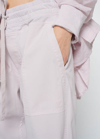 woven pants | pale lilac