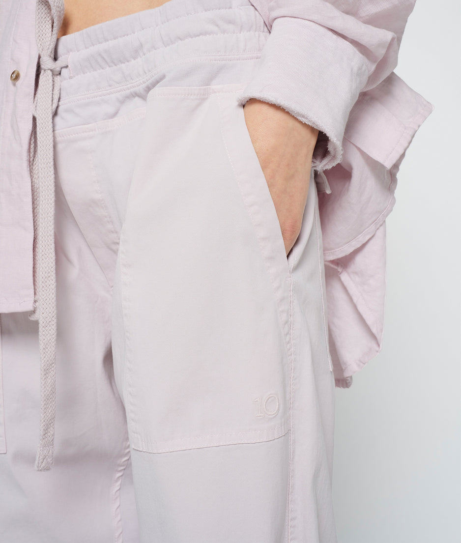 woven pants | pale lilac