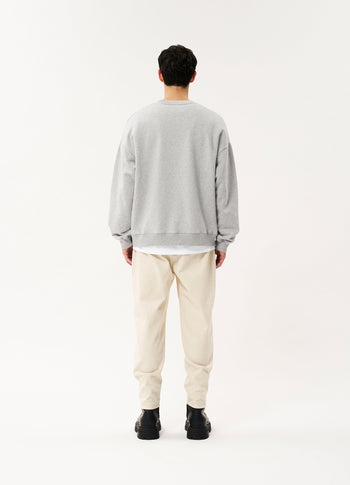 Human fleece sweater | light grey melee