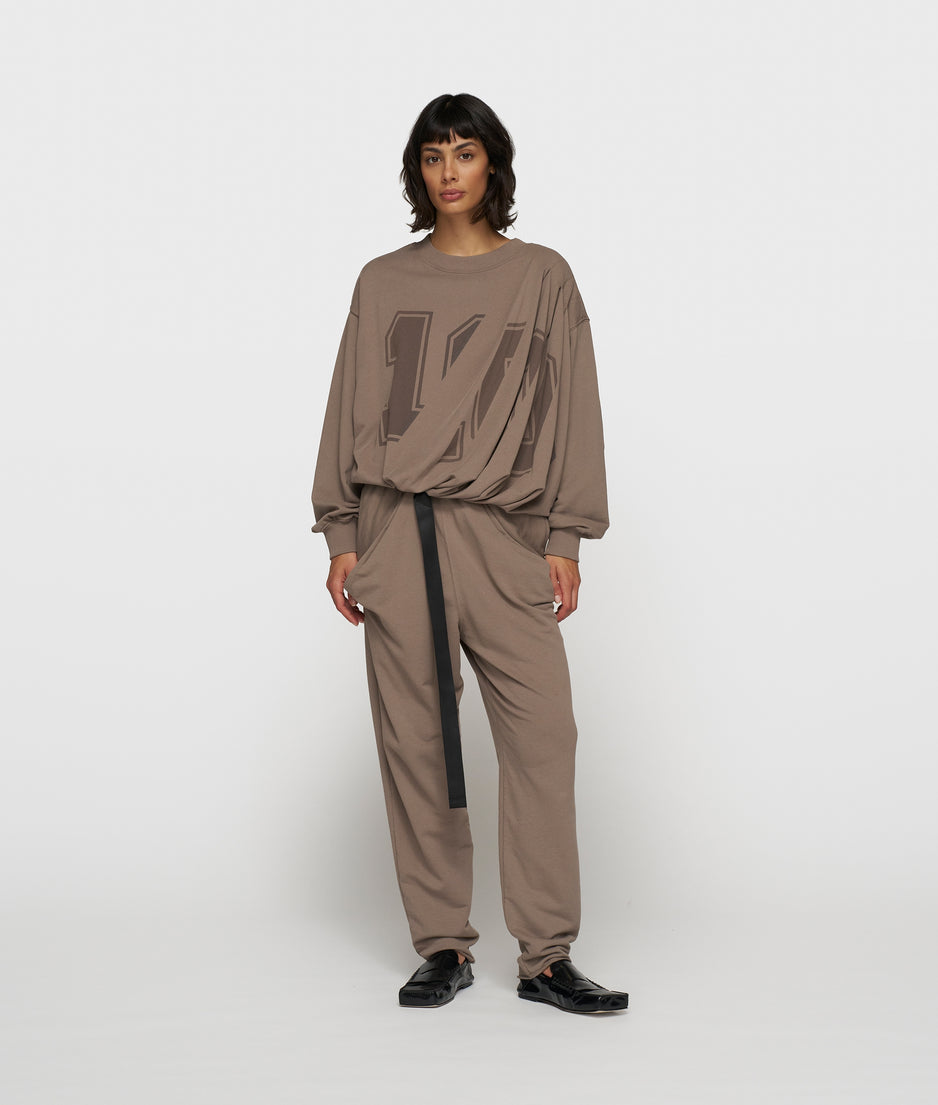 pleated sweater 10 | moonrock