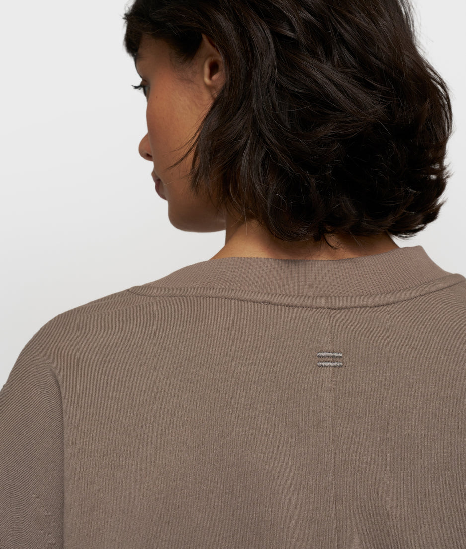 pleated sweater 10 | moonrock