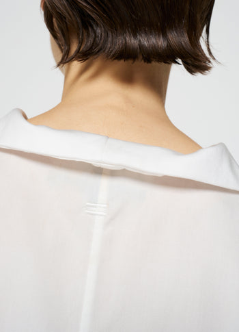 flowy blouse woven | ecru