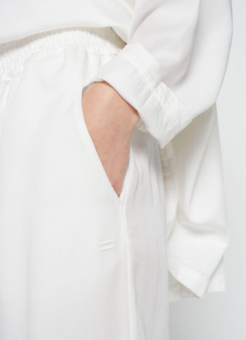 flowy woven pants | ecru