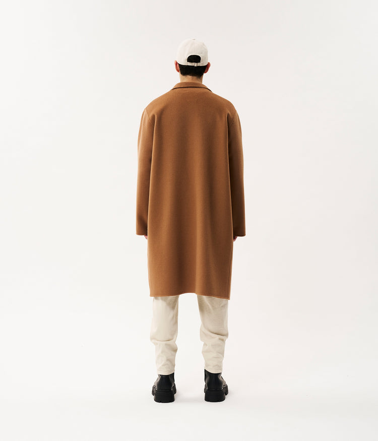 Brighton soft wool coat | camel