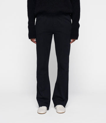 flared pants | black