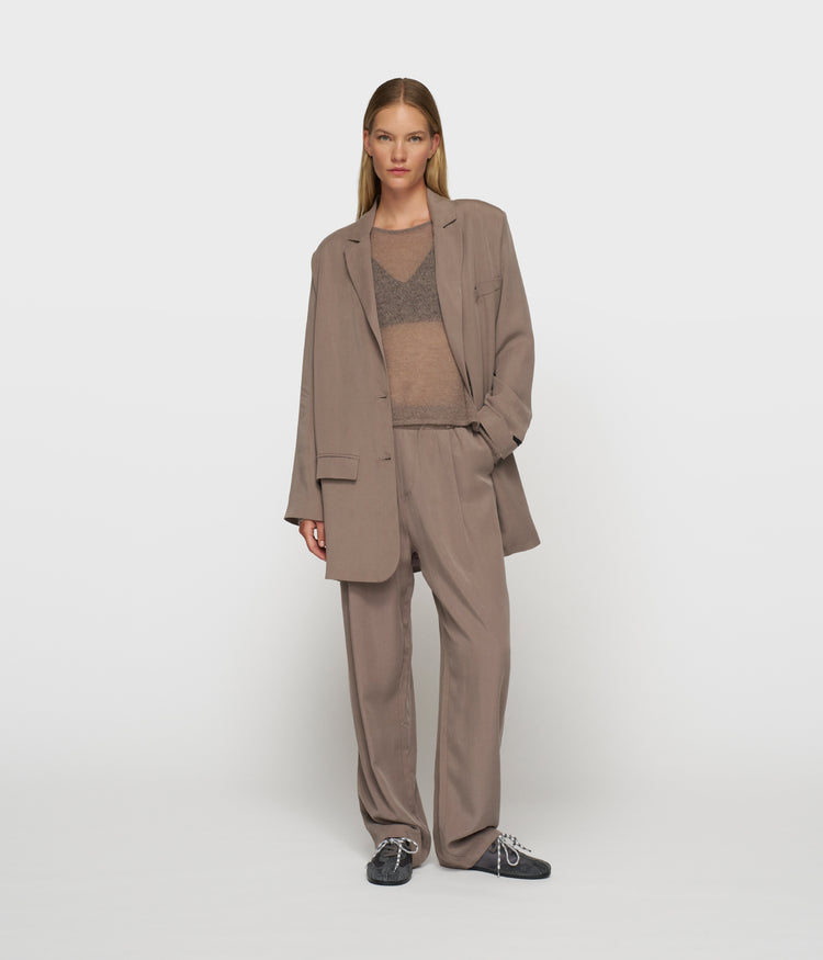flowy pants lyocell | moonrock