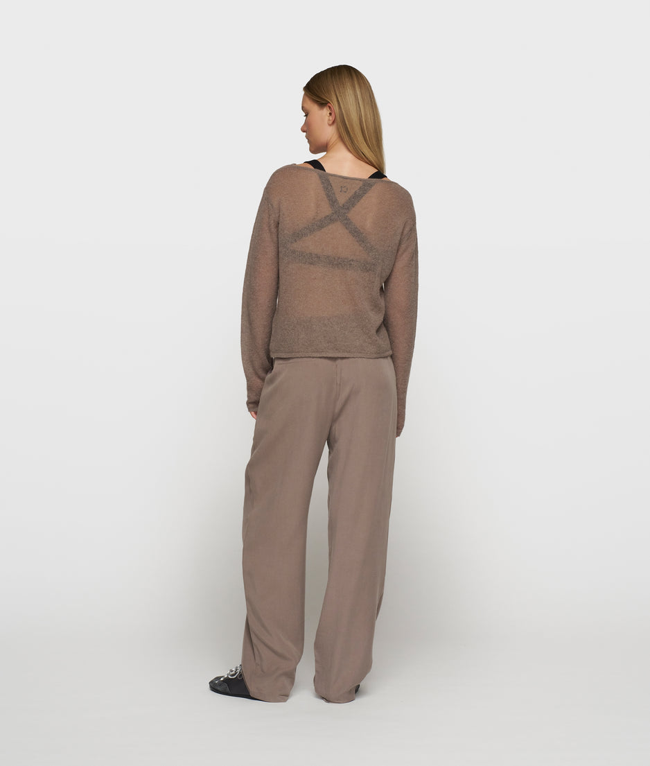 flowy pants lyocell | moonrock