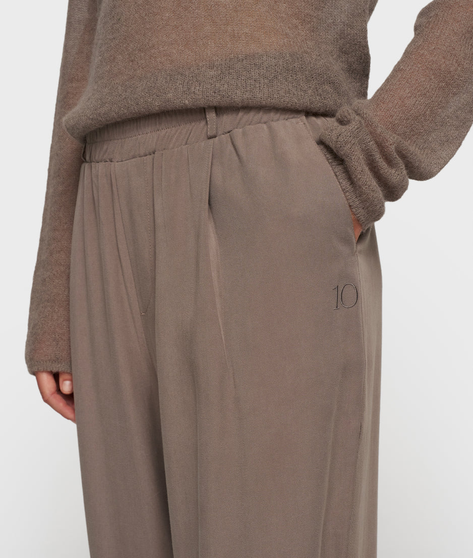 flowy pants lyocell | moonrock