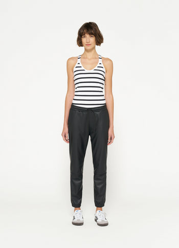 THE WRAPPER STRIPE | white/black