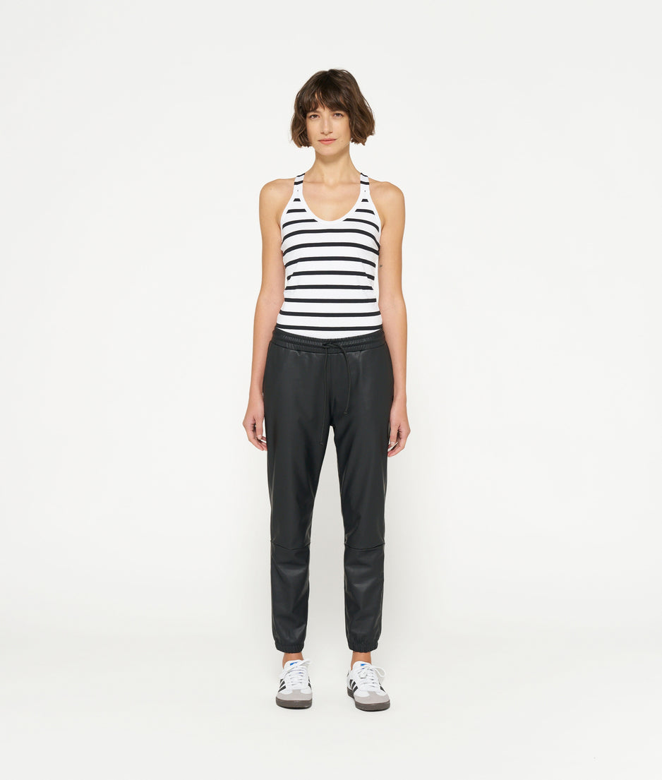 THE WRAPPER STRIPE | white/black