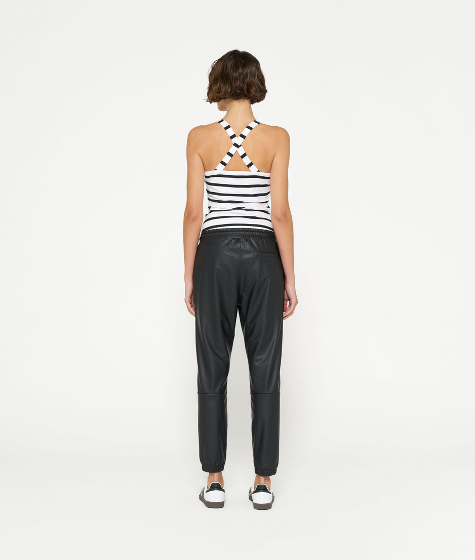 THE WRAPPER STRIPE | white/black
