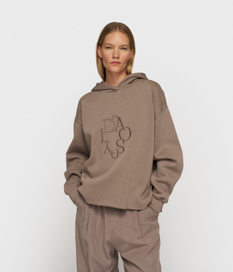 statement hoodie embro | moonrock