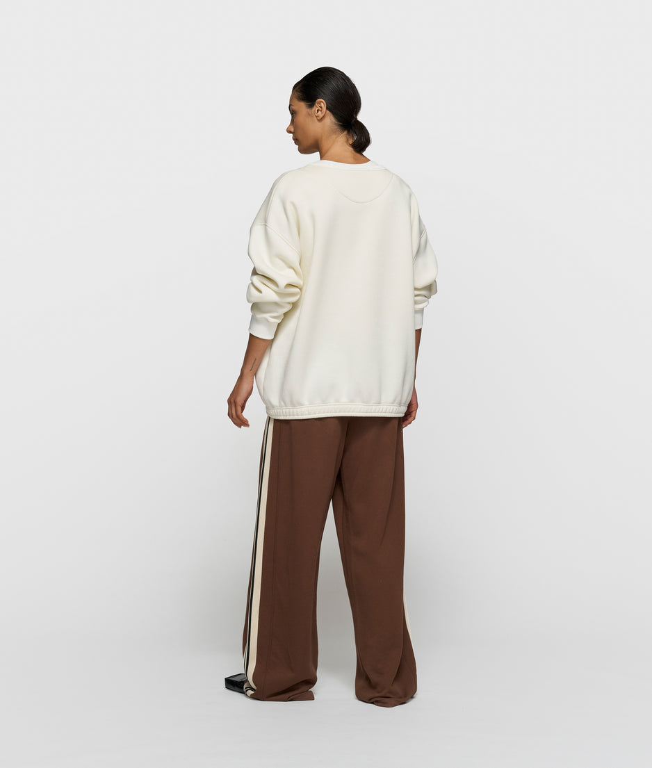 statement sweater | pearl