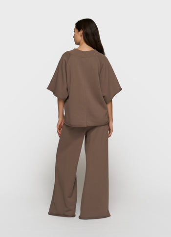 wide leg jogger | moonrock