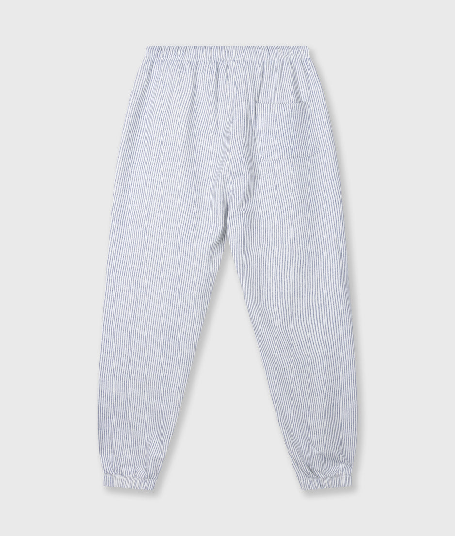 mid jogger stripes | white/blue