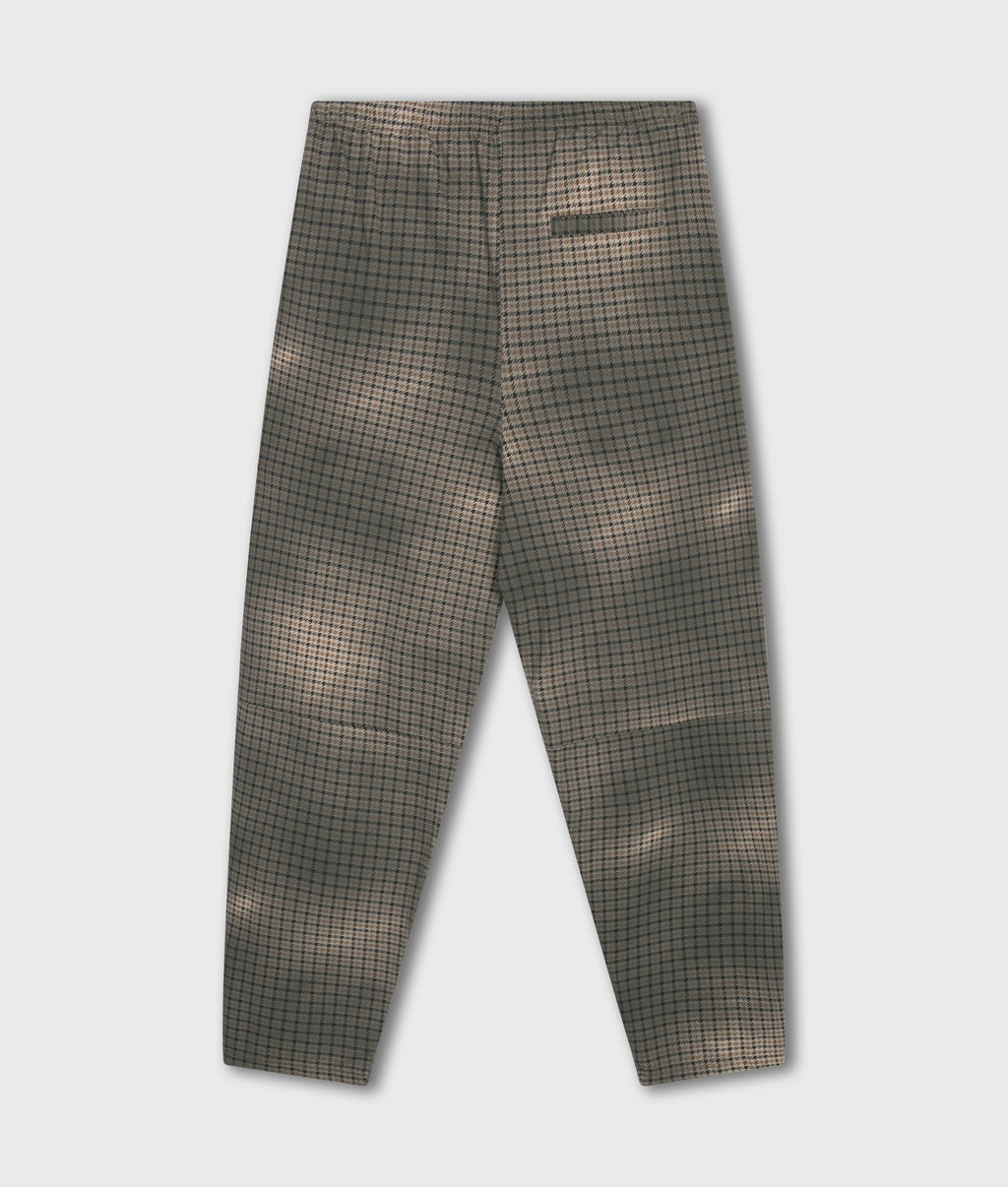 chique pants check | champagne