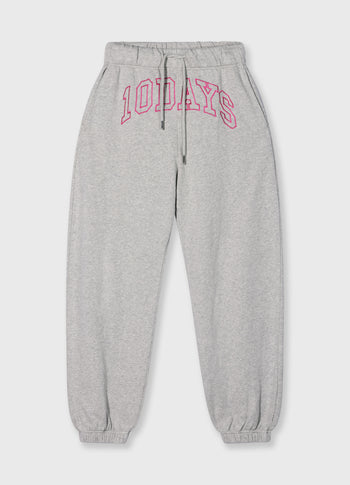 Bar jogger fleece | light grey melee