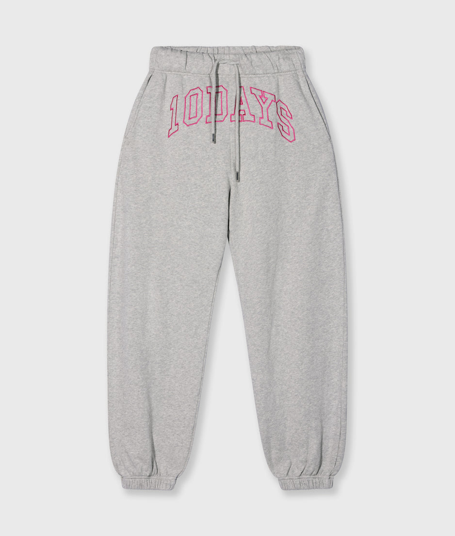 Bar jogger fleece | light grey melee