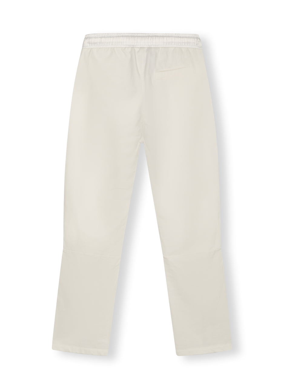 cropped jogger flare | ecru