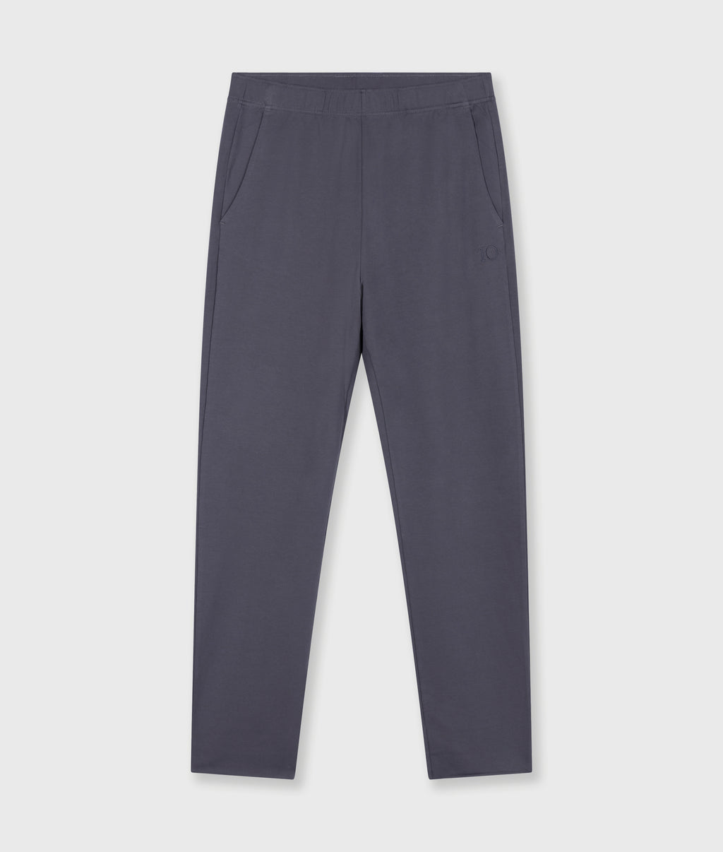silent chique slim jogger | steel blue