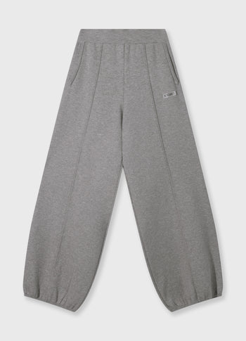 western knit pants | grey melee