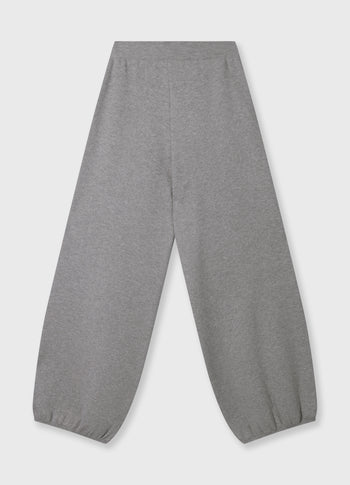western knit pants | grey melee