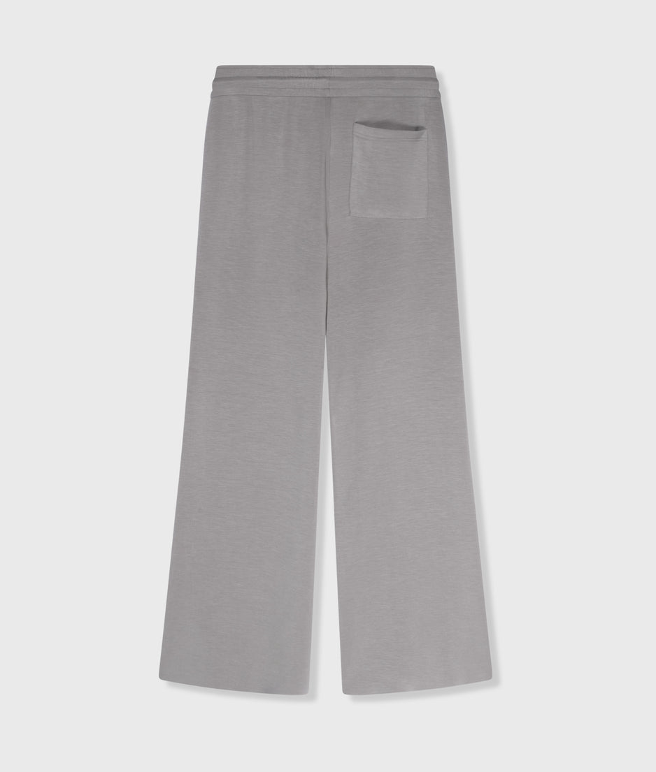 flared jogger scuba | graphite