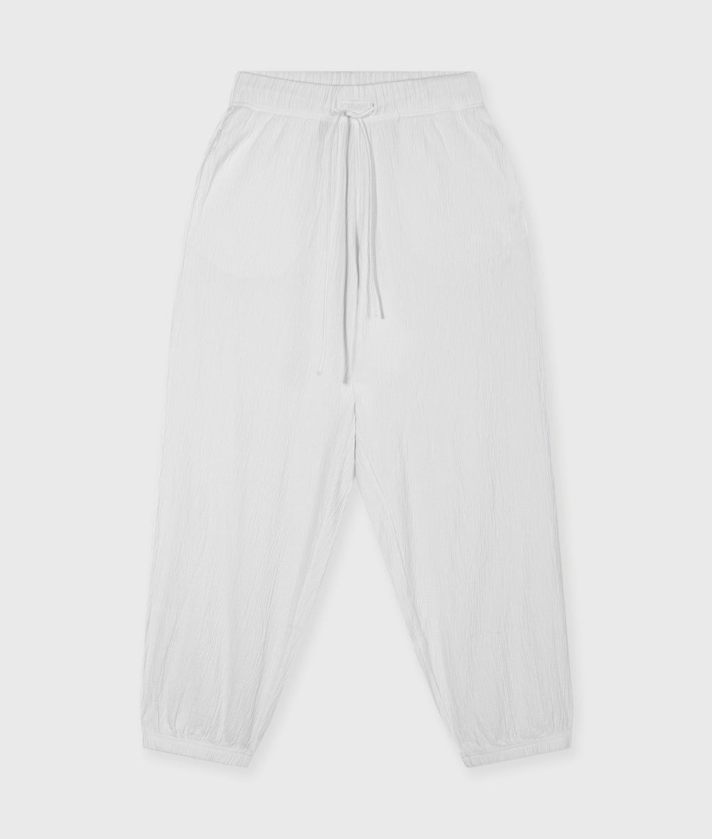 cropped easy jogger | ecru