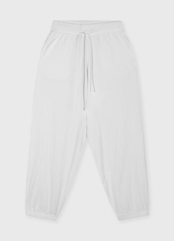 cropped easy jogger | ecru