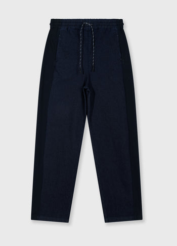 western pants chambray | dark blue