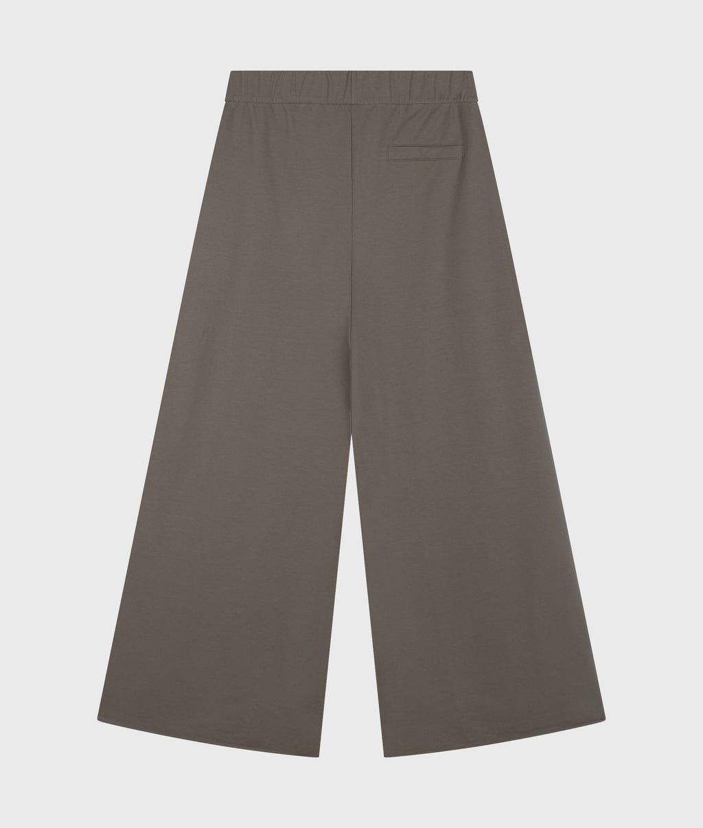 silent chique wide jogger | dark fog