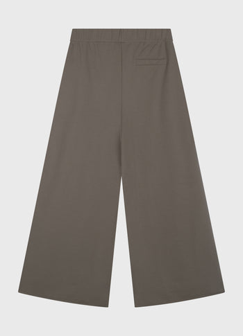 silent chique wide jogger | dark fog