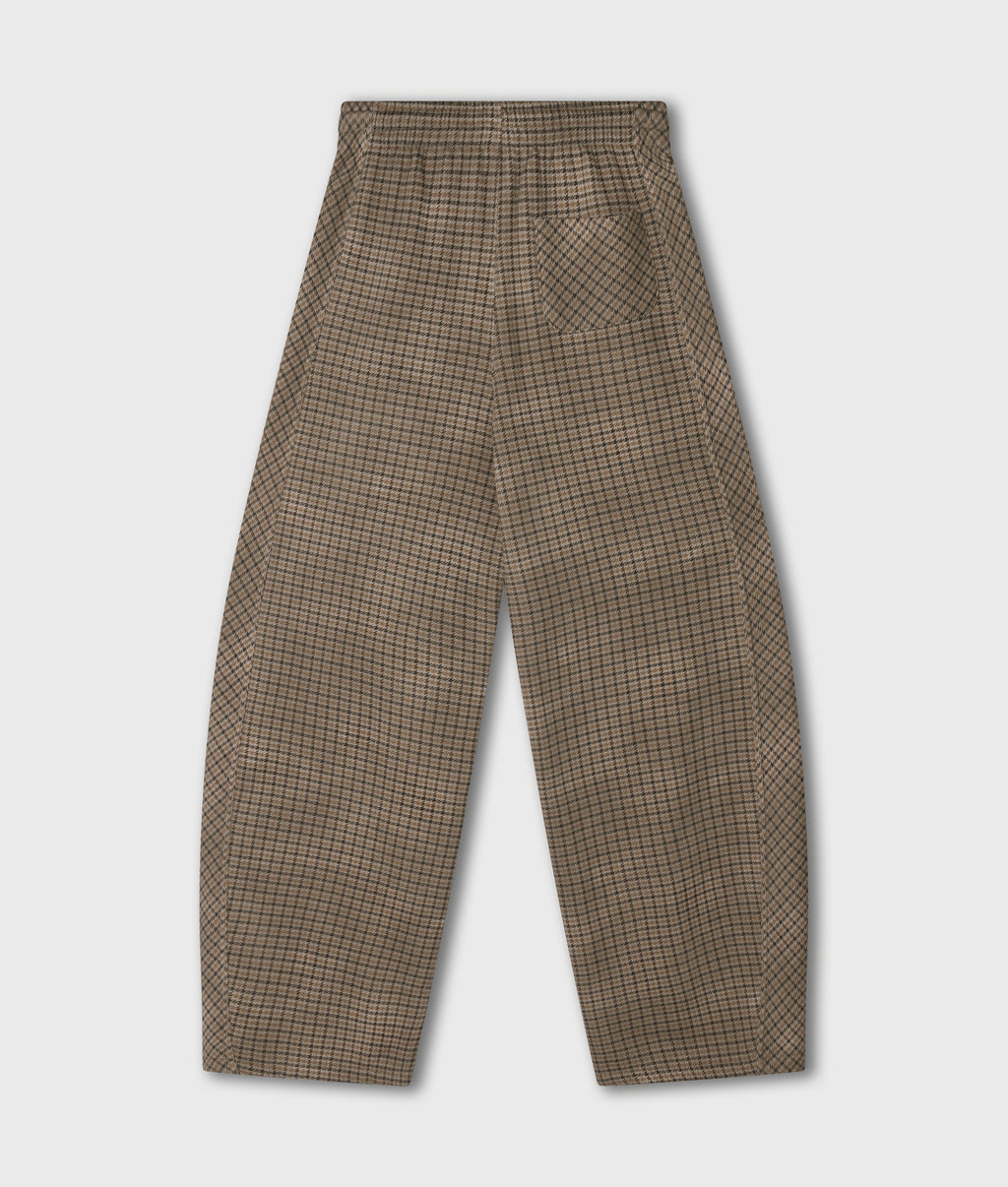 western jogger check | champagne