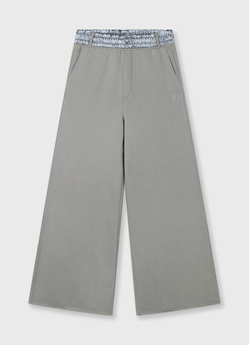wide jogger | light graphite