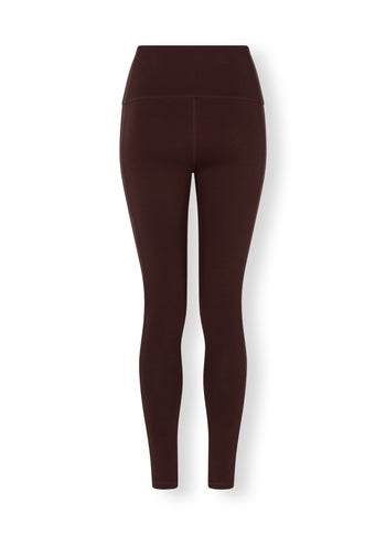 yoga leggings | aubergine