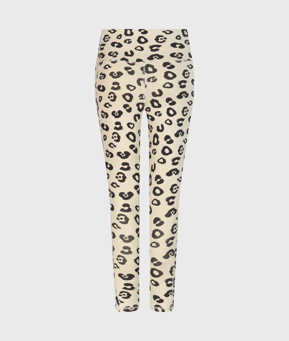 yoga leggings leopard | oyster
