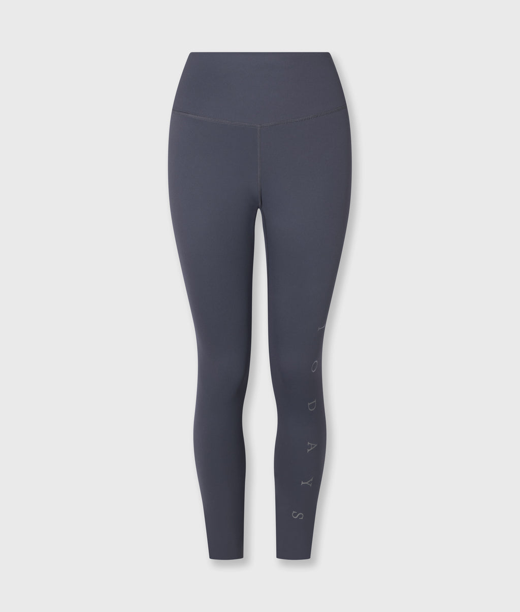 sporty legging | steel blue