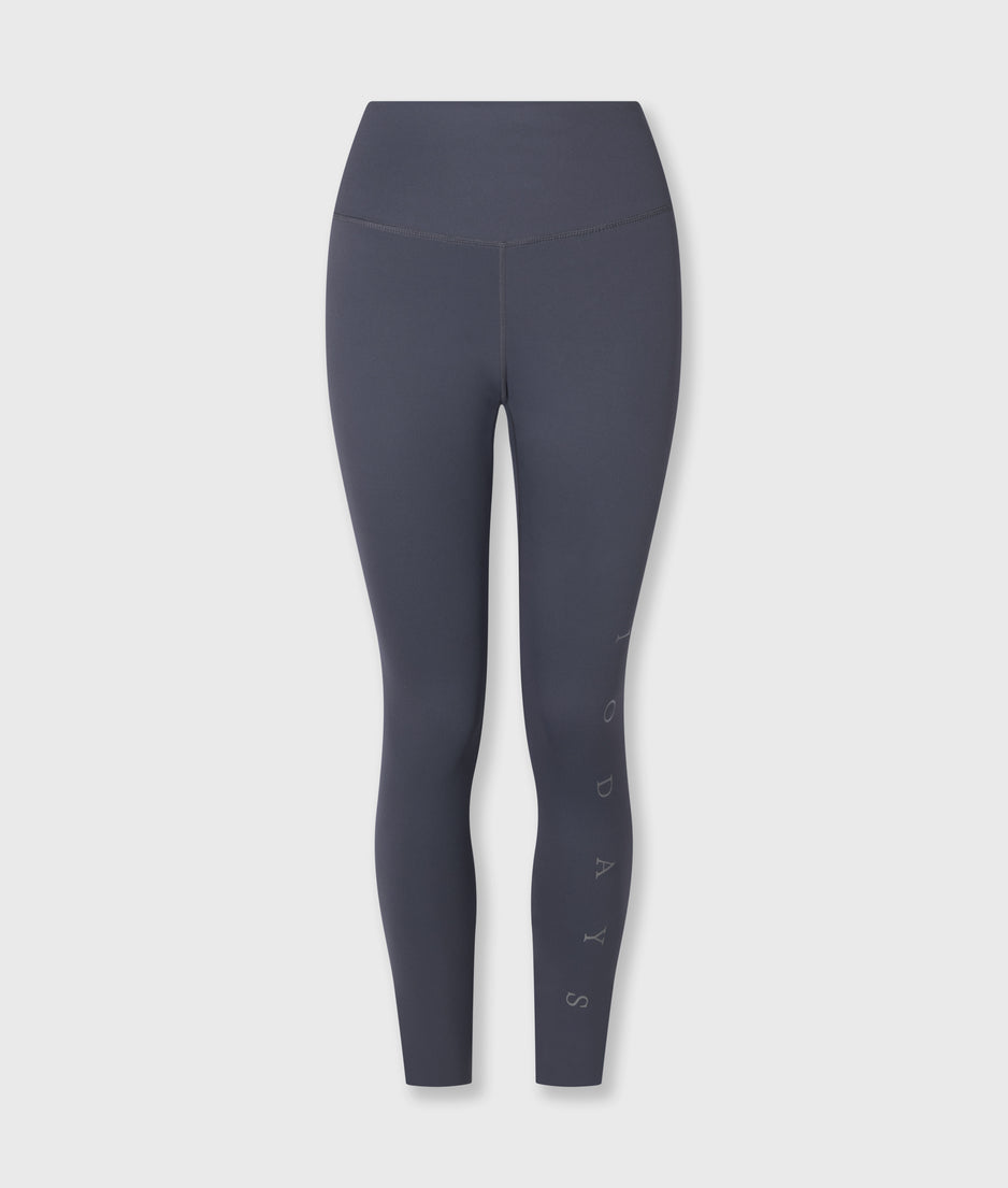 sporty leggings | steel blue