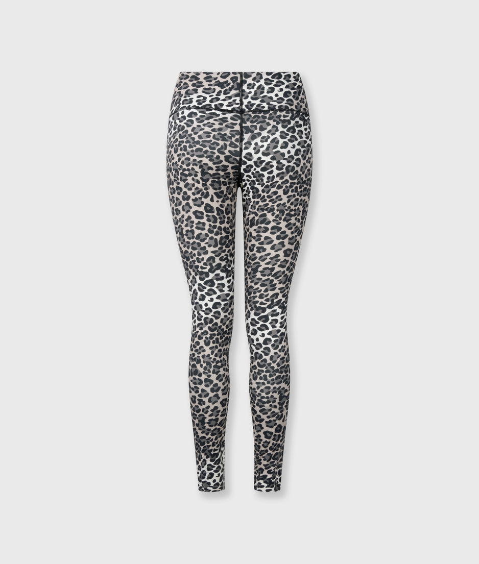 sporty leggings leopard | ecru