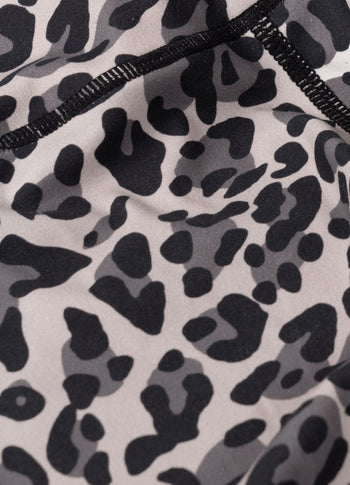 sporty leggings leopard | ecru