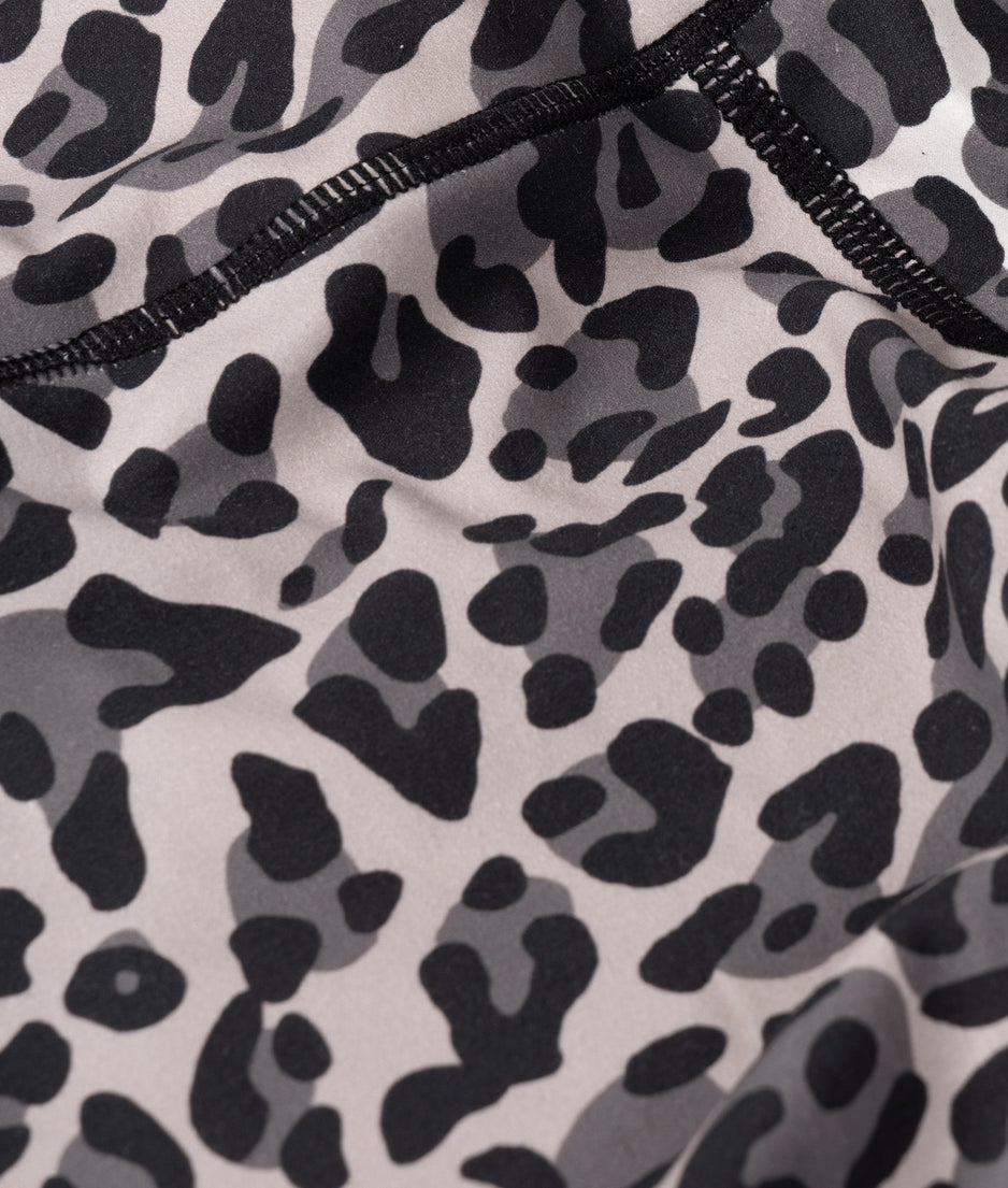 sporty leggings leopard | ecru