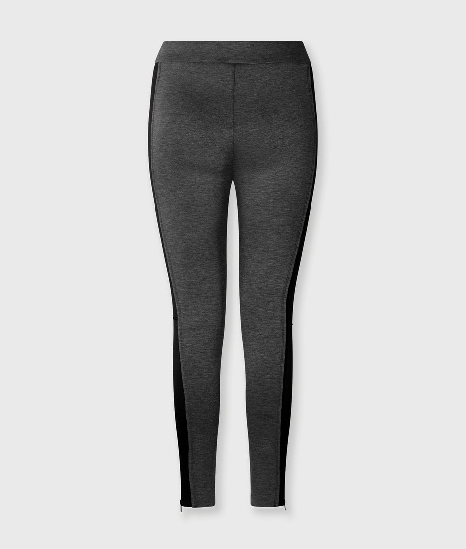 easy fitted pants scuba contrast | antra melee