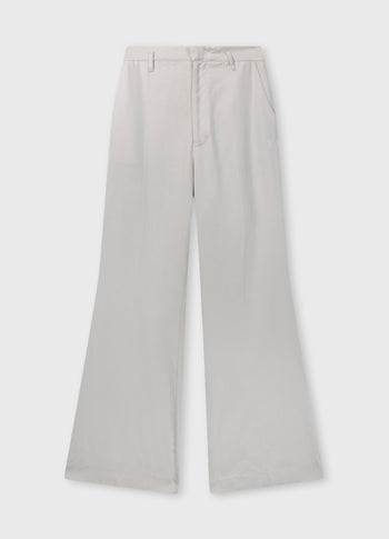 fluid trousers | stone